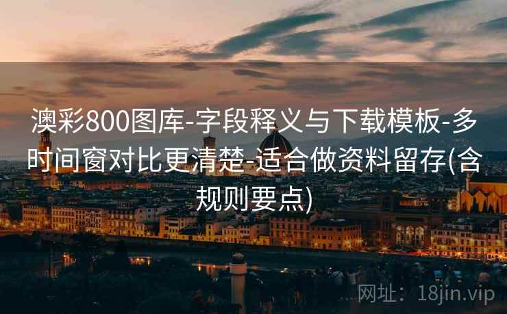澳彩800图库-字段释义与下载模板-多时间窗对比更清楚-适合做资料留存(含规则要点)