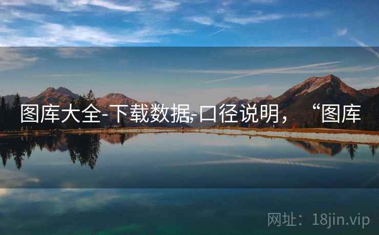 图库大全-下载数据-口径说明，“图库”