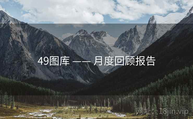 49图库 —— 月度回顾报告 49图库 —— 月度回顾报告